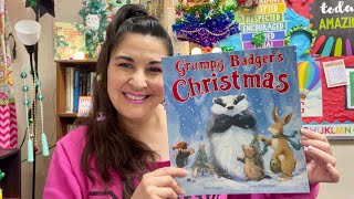 Grumpy Badger’s Christmas ReadAloud written by Paul Bright illustrated by Jane Chapman [upl. by Annaitsirhc]