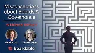 Boardable Webinar Misconceptions About Nonprofit Boards and Governance [upl. by Anon314]