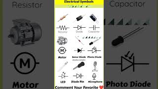 Basic symbol of electrical electronics electricalsystem wiringcircuit electrical arkafzal1 [upl. by Racklin]