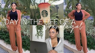 DAY IN THE LIFE OF A PARALEGAL VLOG  How to become a Paralegal  Paralegal Pros  Cons  CrysHurt [upl. by Cirala764]