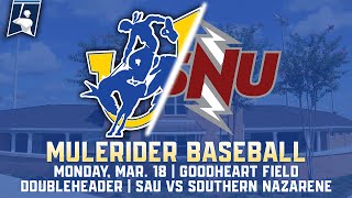 Baseball Southern Arkansas vs Southern Nazarene 31824 [upl. by Osana]