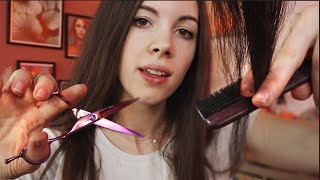 ASMR  Most Realistic amp Relaxing Haircut On Youtube 💇‍♀️ Real Hair Sounds [upl. by Heidt]