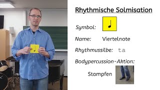 Rhythmische Solmisation 01  Übungen für den Schulunterricht [upl. by Iona]