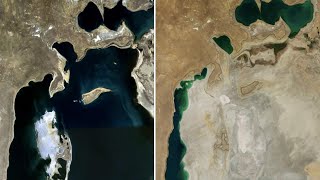 Aral Sea SLOWLY being Restored [upl. by Sileas625]