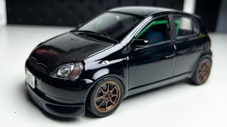 FULL BUILD Fujimi Toyota Vitz Custom DAUS [upl. by Doss16]