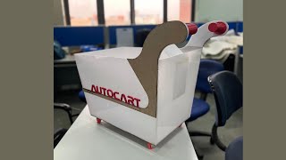 AutoCart  Smart Trolly working video [upl. by Alfy330]