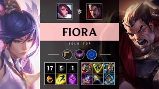 Fiora Top vs Darius Legendary  EUW Master Patch 1419 [upl. by Yme]