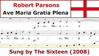 Robert Parsons  Ave Maria The Sixteen [upl. by Sanalda701]