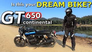 RE CONTINENTAL GT 650  INDEPTH RIDE EXPERIENCE  PRICE amp FEATURES [upl. by Yellhsa]