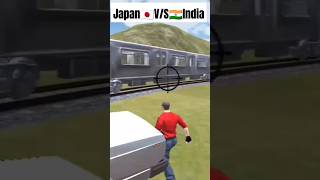 Japan 🇯🇵 vs 🇮🇳 Indian Train 🚂 Speed 🚄 chalange shortvideo 1000subscriber target viralvideo gta [upl. by Solakcin]