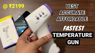 Fastest Temperature Gun  Cheap and Accurate  Flipkart Smartbuy [upl. by Elatnahc]