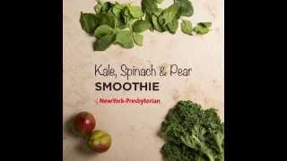 Kale Spinach and Pear Smoothie [upl. by Howie]