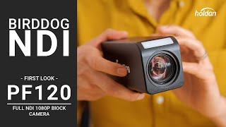 BirdDog PF120 Block Full NDI Camera  First Look [upl. by Eahsel]