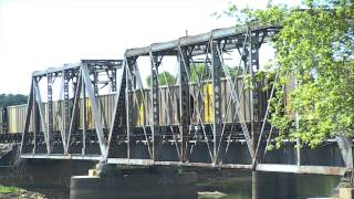 HD BNSF 5974 lead an Empty load over Cuivre River [upl. by Rennerb]