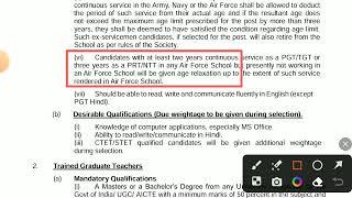 Barrackpore Airforce School Recruitment 2024 l Qualification l Salary l Age l Exam Fees [upl. by Arayk390]