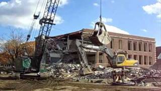 2010 Demolition of St Marys School in Dedham [upl. by Ikkela]