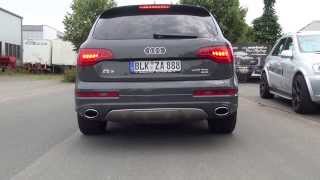 Sound Audi Q7 V12 TDI Sportauspuff Sound by mariani CarStyling [upl. by Odlanyar379]