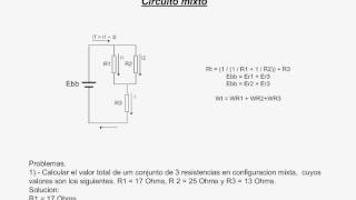 Circuitos serie paralelo y mixto P3 [upl. by Serolod628]