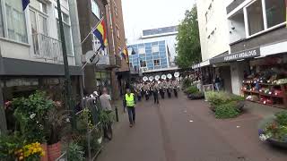 Maastrichtse Verkennersband in Vlaardingen tijdens streetparade tgv 60 jaar Thalita [upl. by Tebasile]