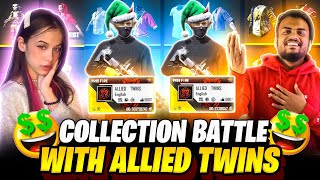 Allied Twins Vs Nayan amp Mukti Collection Battle 😱  Garena Free Fire [upl. by Etteraj402]