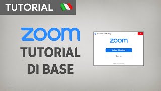 Zoom Meeting ITALIANO V1 — NUOVA VERSIONE IN DESCRIZIONE [upl. by Attenhoj]