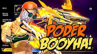 UMP EVOLUTIVA DÍA BOOYHA GARENA FREE FIRE MAX ¡DISFRUTA EL PODER EN TUS MANOS [upl. by Alahcim]