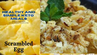 How to make perfect Scrambled Eggs Keto Diet Bignners MealPart3 By GRFOODS [upl. by Enaj]