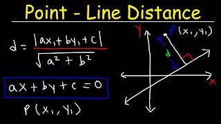 Distance Between a Point and a Line In 2D amp 3D  Geometry [upl. by Carbo908]