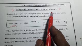 Schmidt Rearrangement  Schmidt Reaction  Mechanism and its applications [upl. by Ochs]