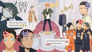 Haikyuu Texts  Karasuno Plays Dress To Impress [upl. by Eilsek318]