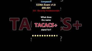 Cisco CCNA What does TACACS stand for  icmpwolf ciscocertification tacacs [upl. by Sholes]