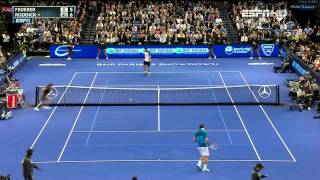 BNP Paribas 2012 Showdown Roddick vs Federer HD [upl. by Wolgast731]