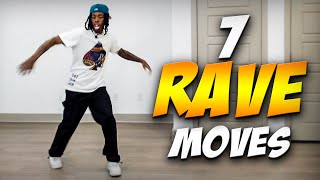 7 Rave Dance Moves You NEED to KNOW in 2023 [upl. by Euqinorev]