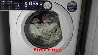 Ebac ECare AWM96D2  wash inter spin and First rinse [upl. by Auberbach]