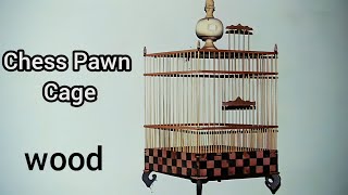 Making a Chess Piece Pattern Cage [upl. by Landy]