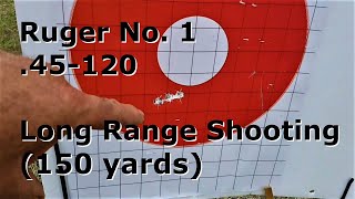 Custom Ruger No 1 in 45120  Long Range Shooting [upl. by Rinee]