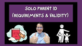 Solo Parent ID Requirements and Validity For Year 2022 amp onwards [upl. by Morice765]