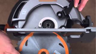 RIDGID HowTo Video For Circular Saws [upl. by Nnaassilem804]