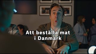 Att beställa mat i Danmark [upl. by Ahtanoj]