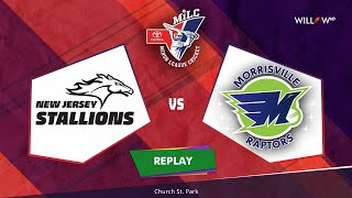 New Jersey Stallions vs Morrisville Raptors  Minor League Cricket Championship 2022 [upl. by Toni141]