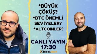 BTC Düzeltmesi ve Altlara Büyük Etkisini  Önemli Seviyeleri kriptomevsimi ile konuşuyoruz [upl. by Dulcia]