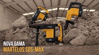 Nova gama de martelos SDS Max Vito Propower [upl. by Azral]