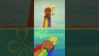 the quothes flyingquot song IRL 🌈  SpongeBob shorts [upl. by Dewees]