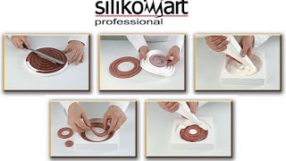 Formy silikonowe quotINSERT DECOR ROUNDSQUAREquot firmy Silikomart [upl. by Asinla]