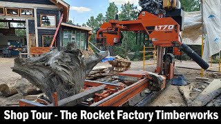 Shop Tour  The Rocket Factory Timberworks [upl. by Aihsetal47]