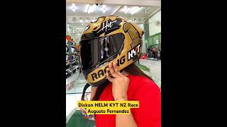 KEREN BOS  HELM KYT AUGUSTO FERNANDEZ GOLD LIMITED EDITION motogp [upl. by Derwin]