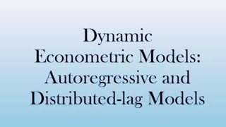 dynamic economics model Distributed lag model koyck model adaptive expectation model features [upl. by Tiat]