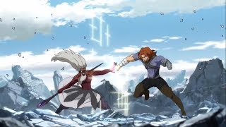 Fairy Tail Gildarts VS August Full Fight  Gildarts Clive VS August Dragneel Complete Fight [upl. by Lleddaw]