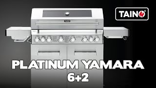 TAINO PLATINUM YAMARA 62 Gasgrill Searzone Heckbrenner Produktvorstellung [upl. by Htinek]