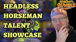 What Is the BEST Talent for Headless Horseman  Warcraft Rumble [upl. by Eniamraj511]